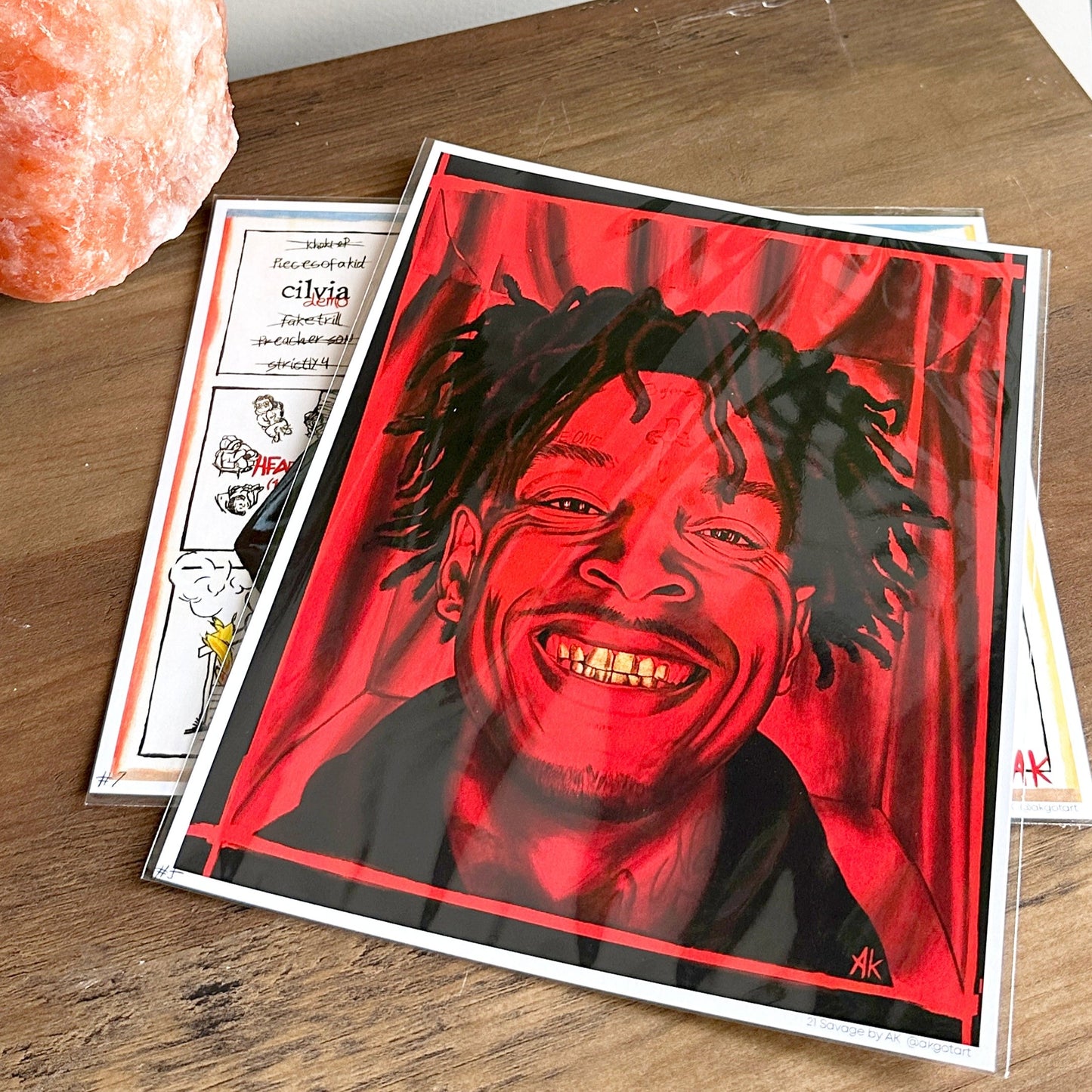 21 Savage Cardstock Print