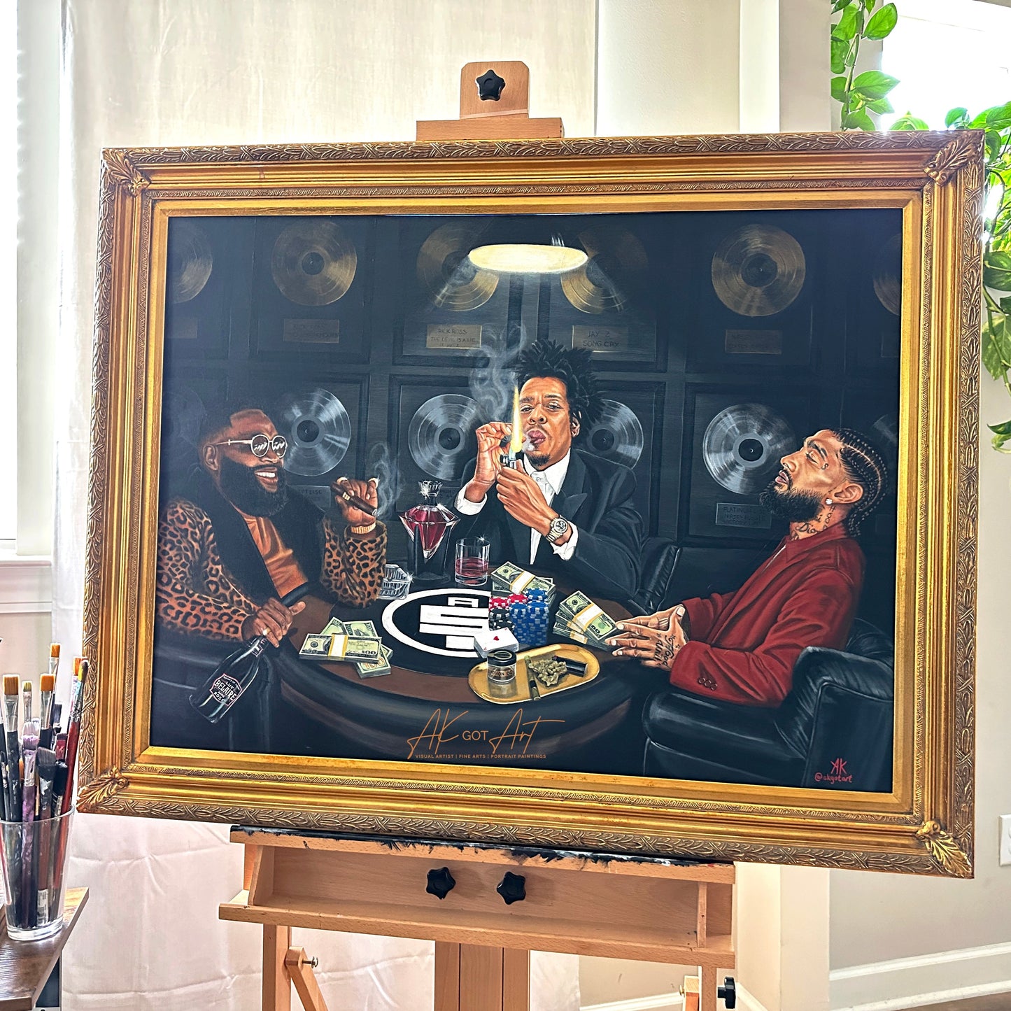 ALL MONEY IN | Poster Print | JAY-Z | NIPSEY HUSSLE | RICK ROSS