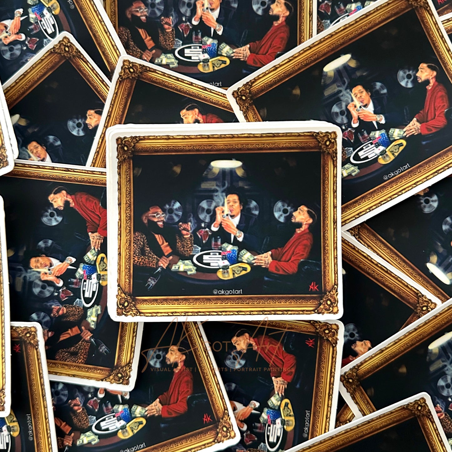 ALL MONEY IN | Die Cut Sticker | JAY-Z | NIPSEY HUSSLE | RICK ROSS
