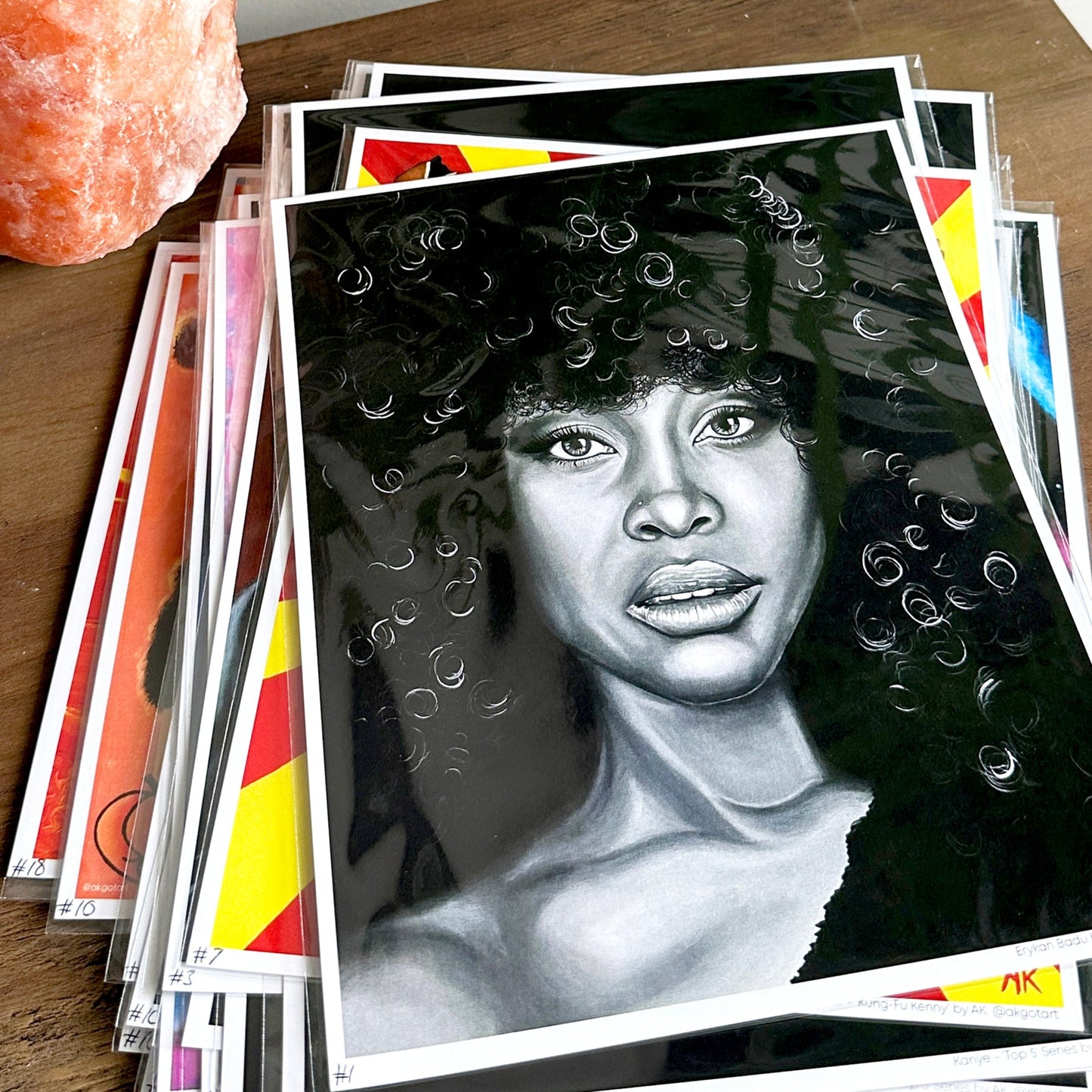 Erykah Badu Cardstock Print