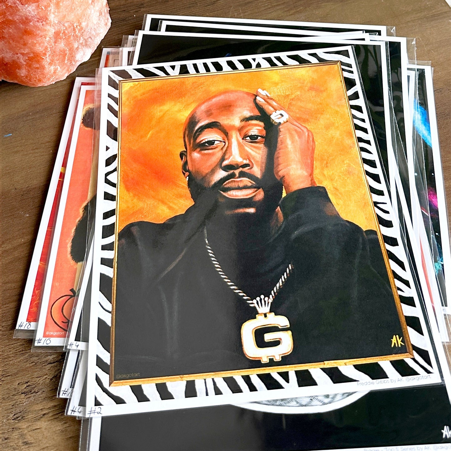 Freddie Gibbs Cardstock Print