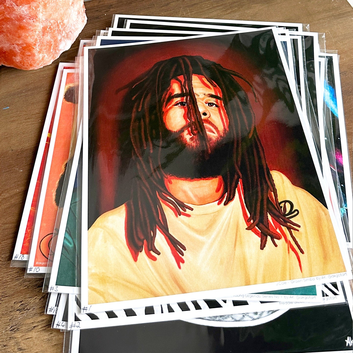 J.Cole Cardstock Print