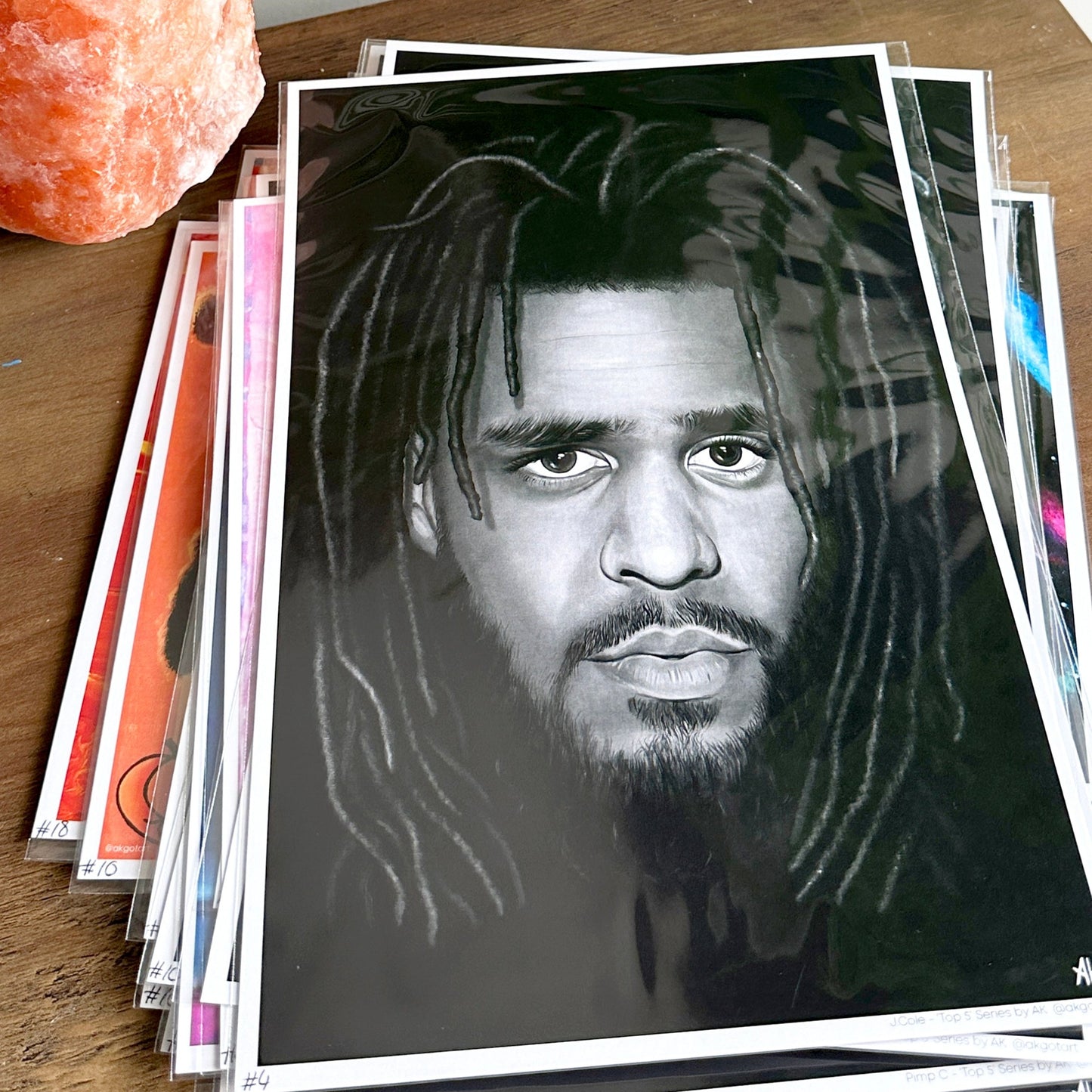J.Cole Cardstock Print