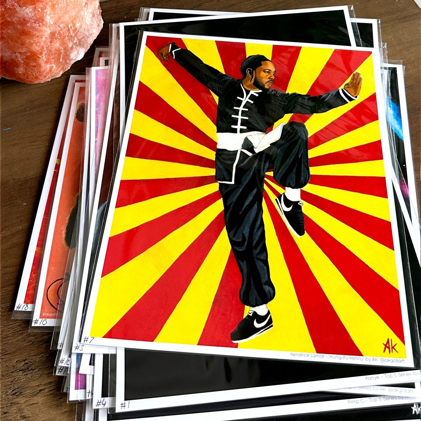 Kung-Fu Kenny Cardstock Print