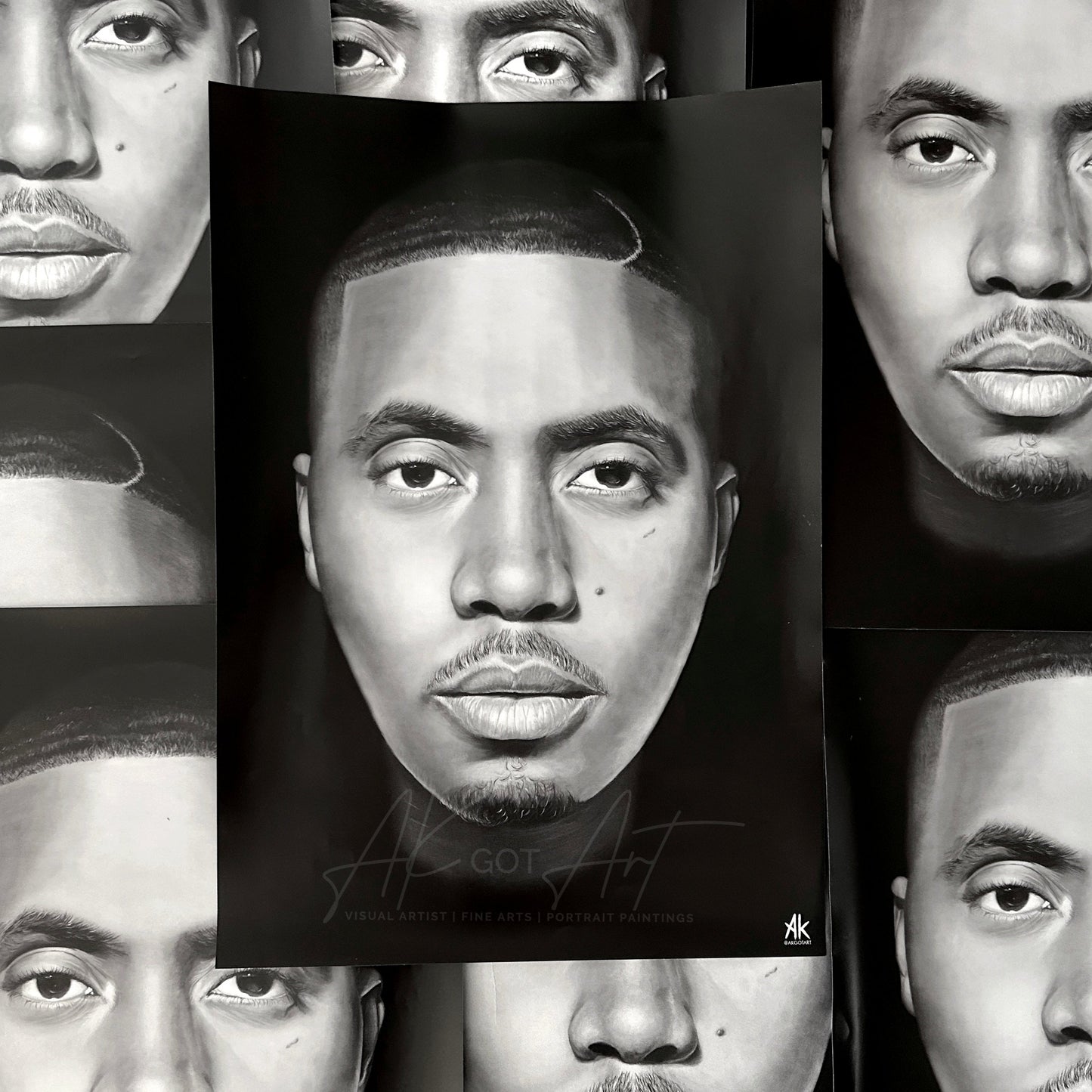 Nas 'Top 5' Poster Print