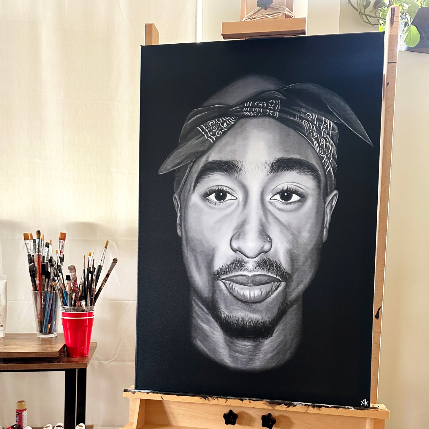 Tupac Canvas Print