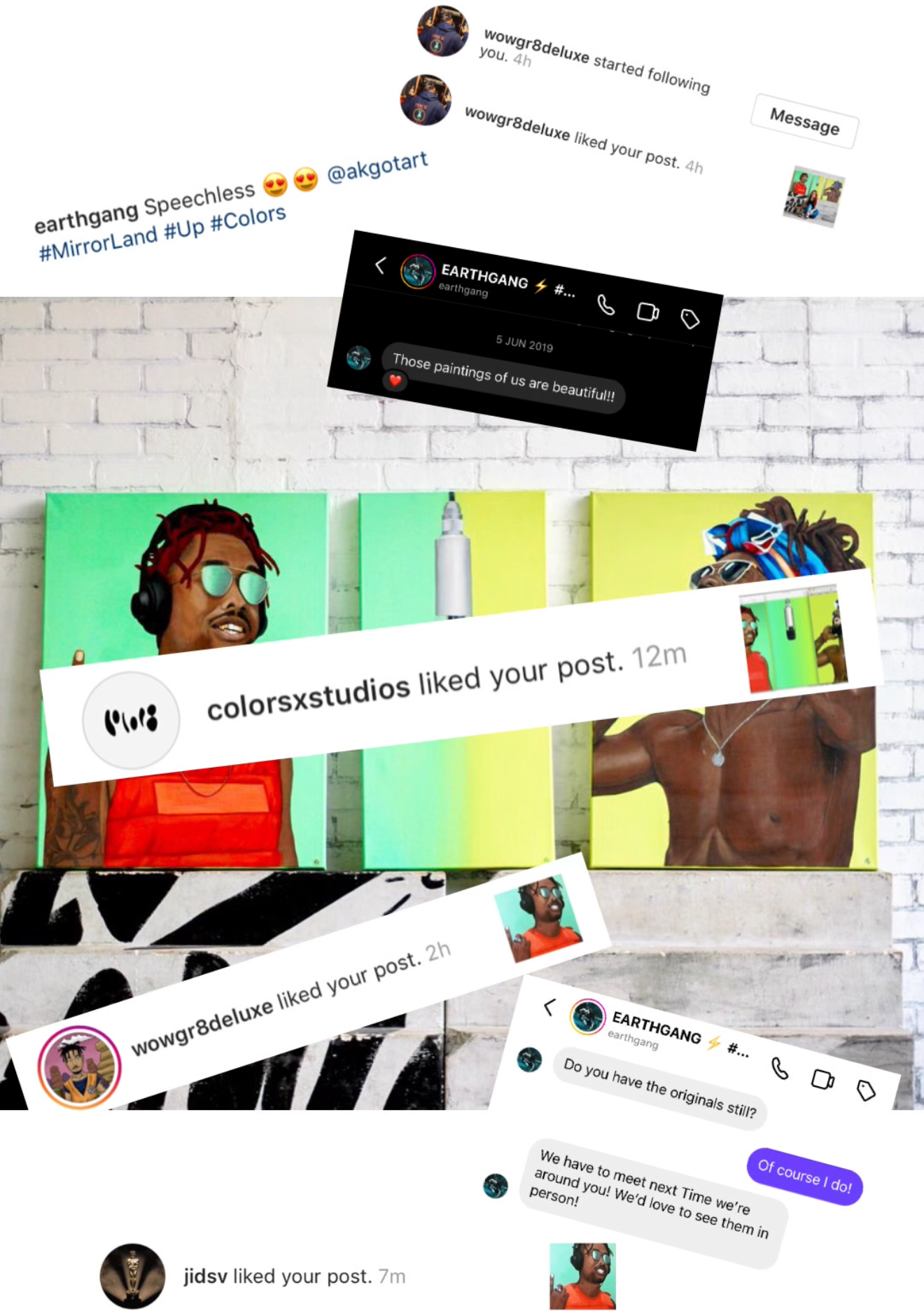 Earthgang - Original Painting Set