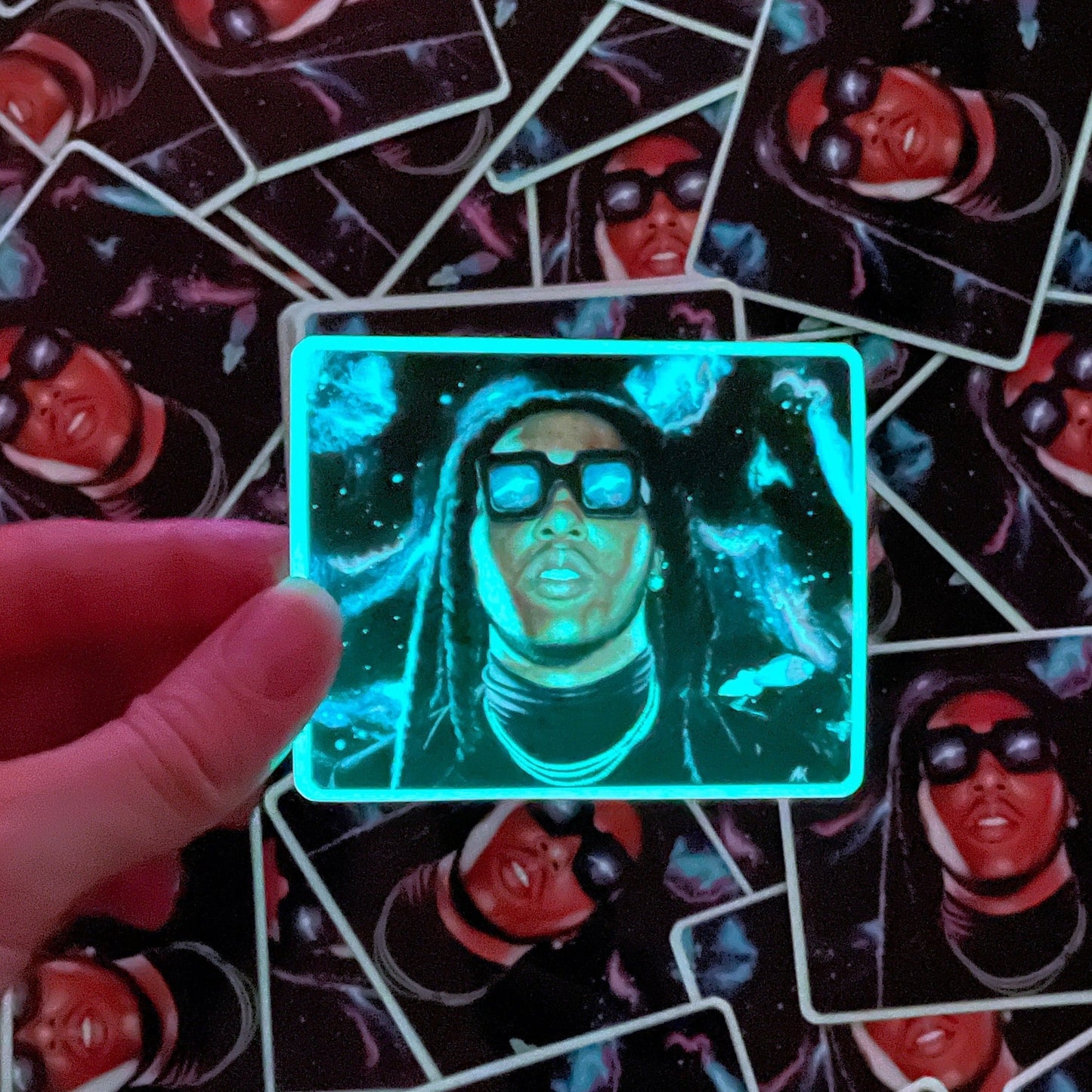 TAKEOFF | Glow in the Dark | Die Cut Sticker