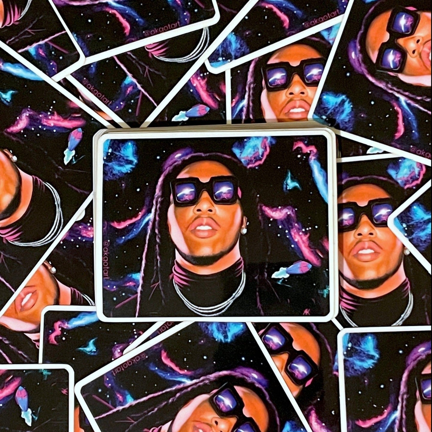 TAKEOFF | Glow in the Dark | Die Cut Sticker