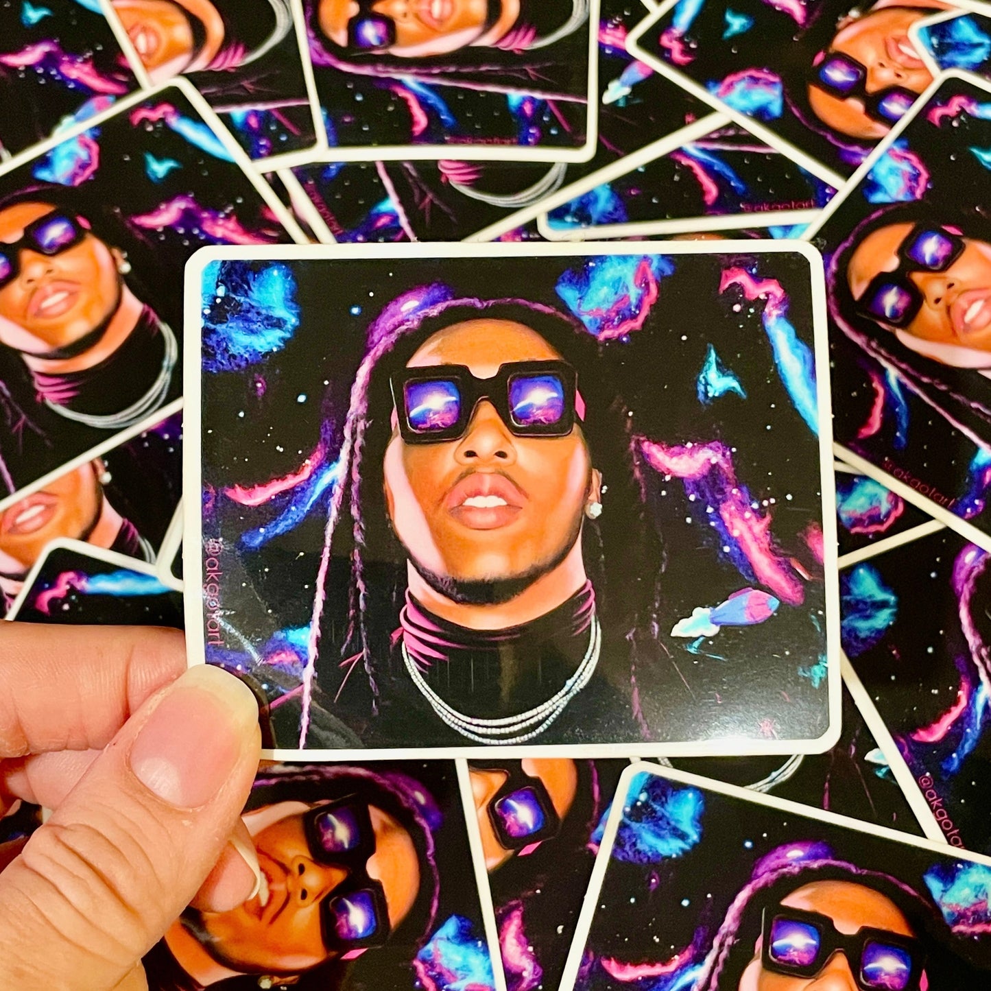 TAKEOFF | Glow in the Dark | Die Cut Sticker