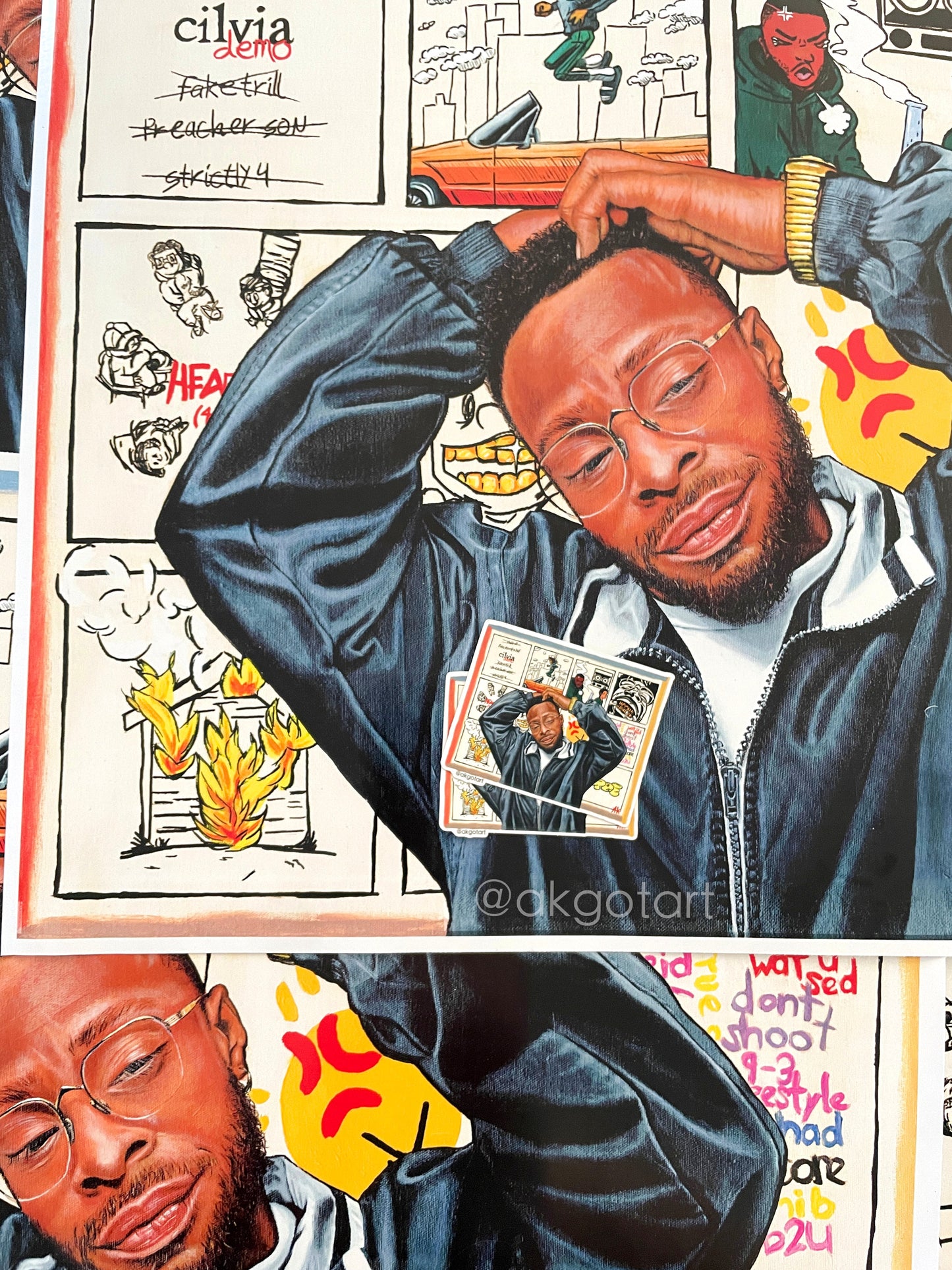 Isaiah Rashad Poster Print