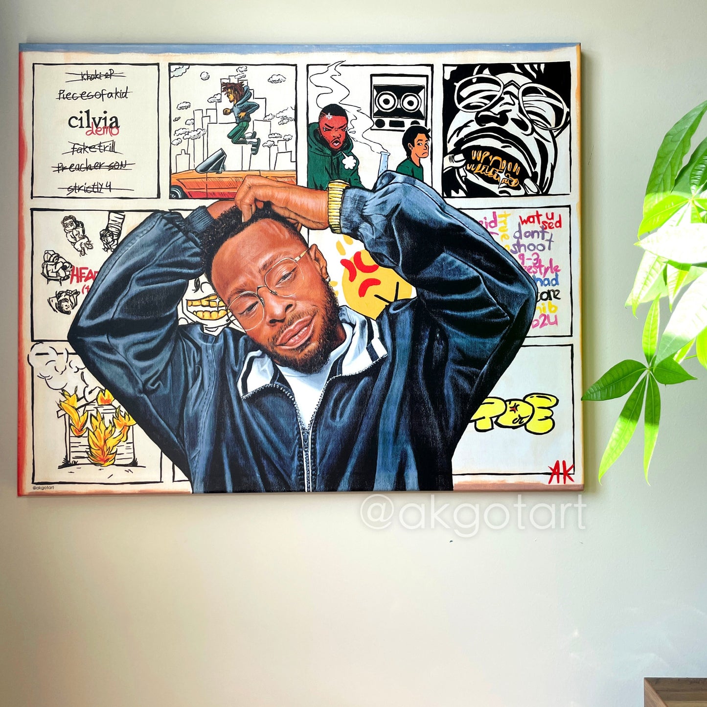 Isaiah Rashad Canvas Print