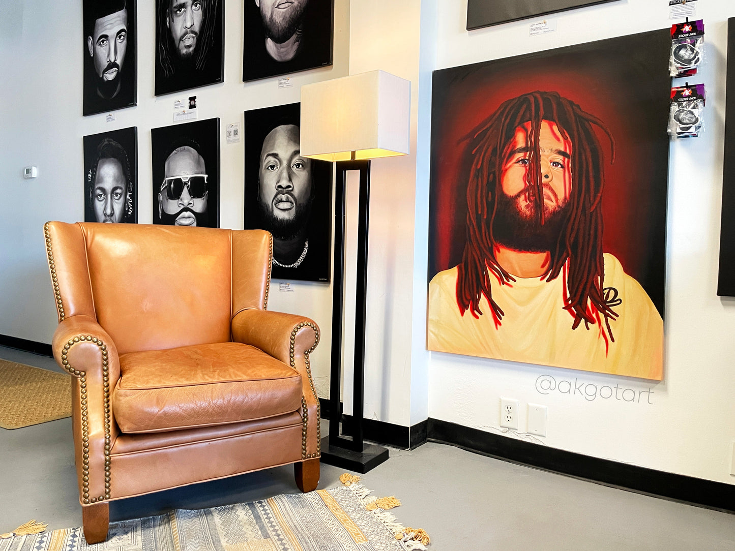 J.Cole - Grown Simba Original Painting