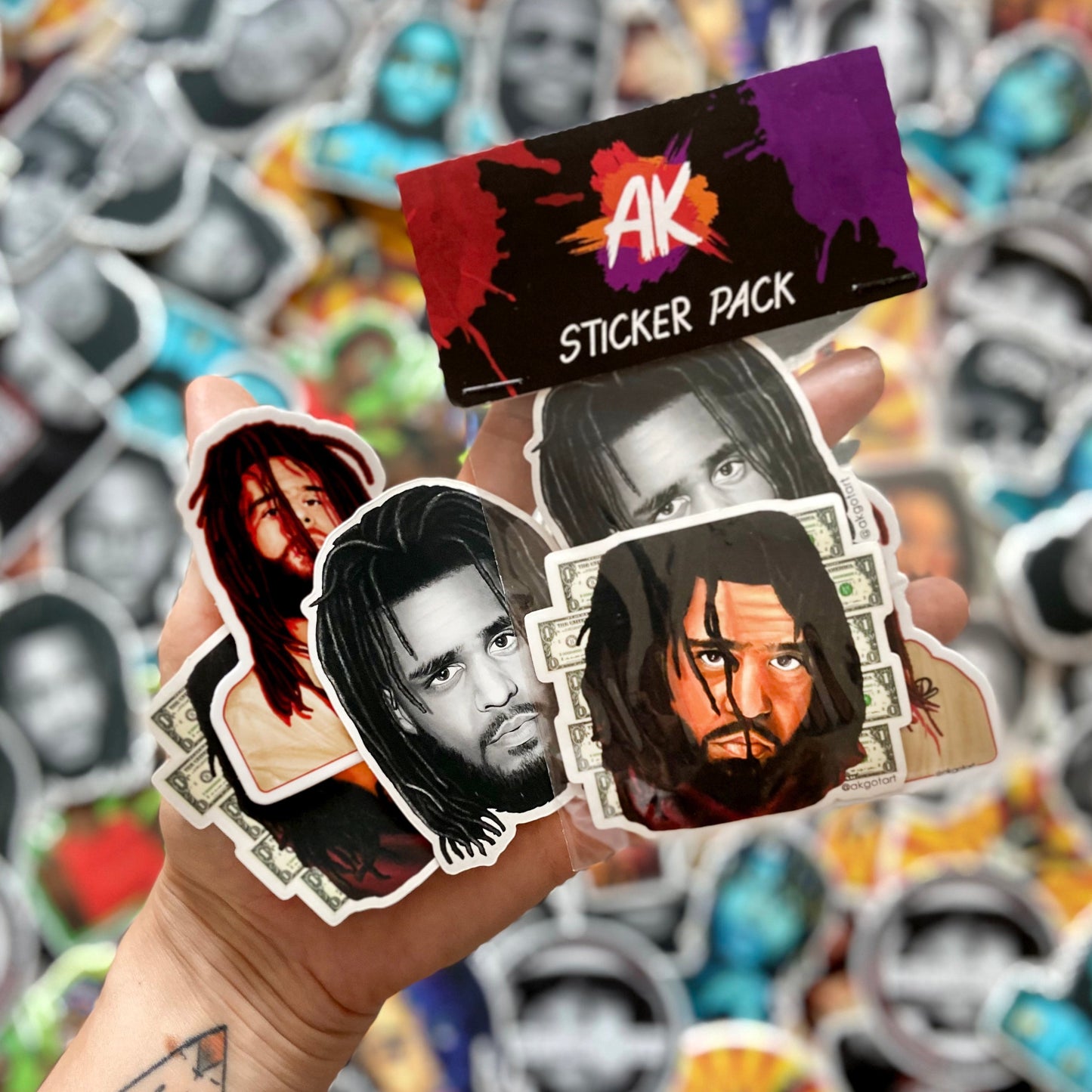 J.COLE | Die Cut Sticker