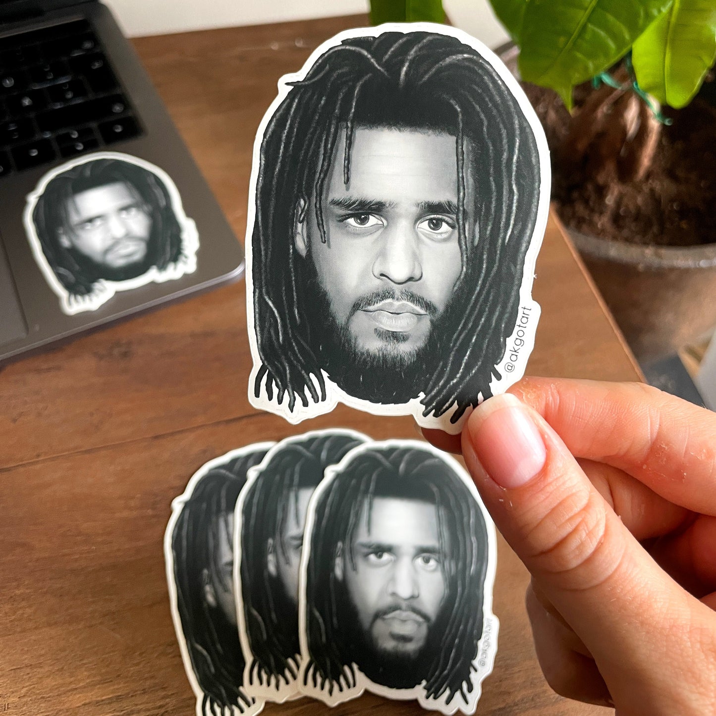 J.COLE | Die Cut Sticker