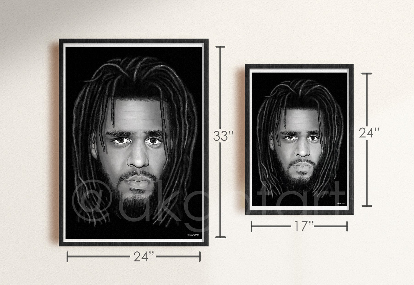 JCole Poster Print