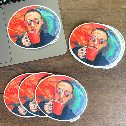 MAC MILLER | Die Cut Sticker