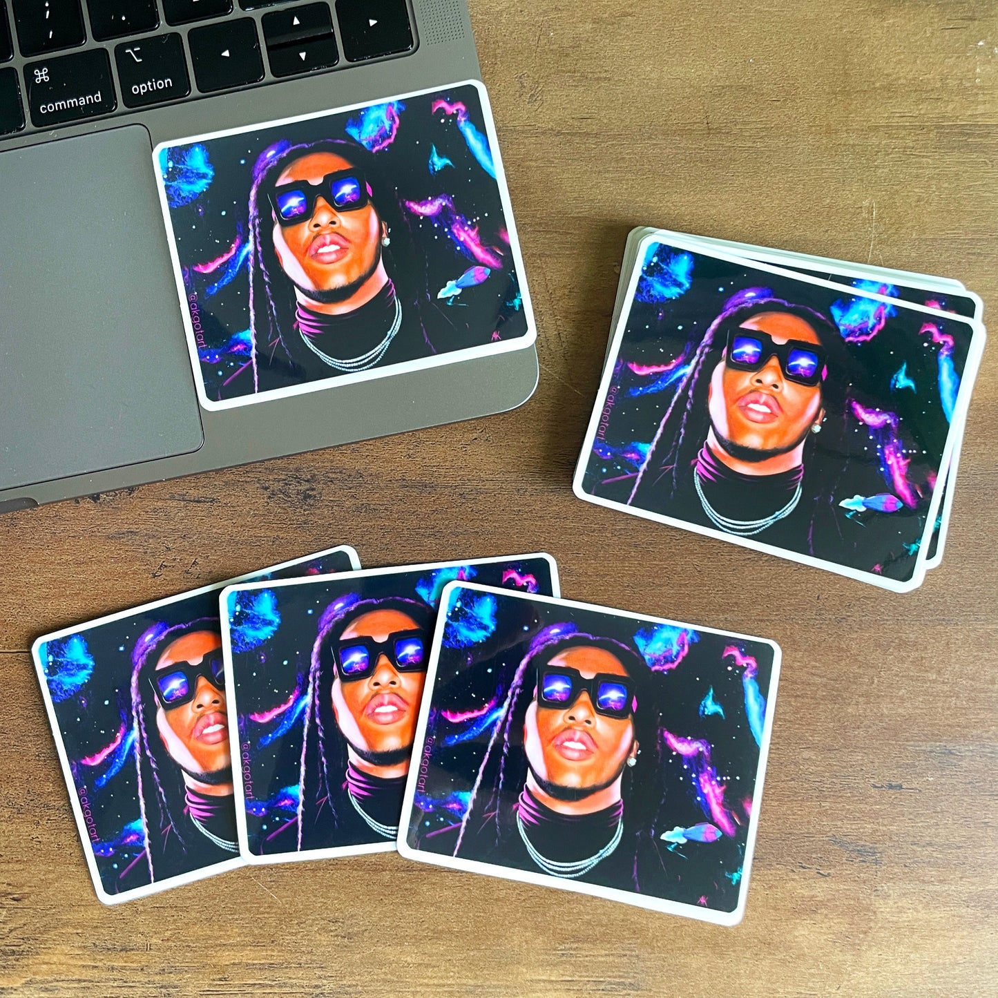 TAKEOFF | Glow in the Dark | Die Cut Sticker