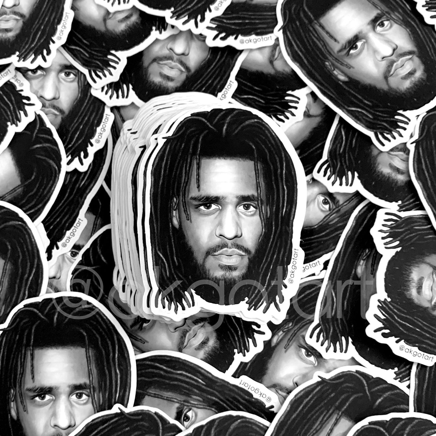 J.COLE | Die Cut Sticker