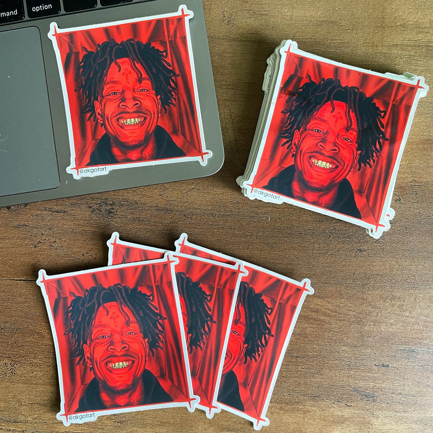 21 SAVAGE | Die Cut Sticker