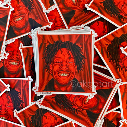 21 SAVAGE | Die Cut Sticker