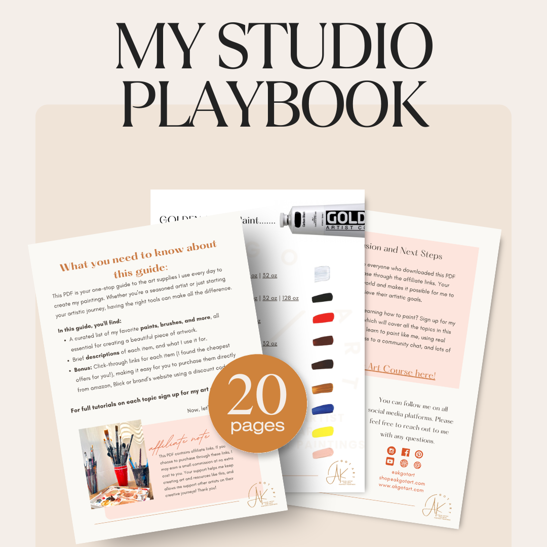 MY STUDIO PLAYBOOK