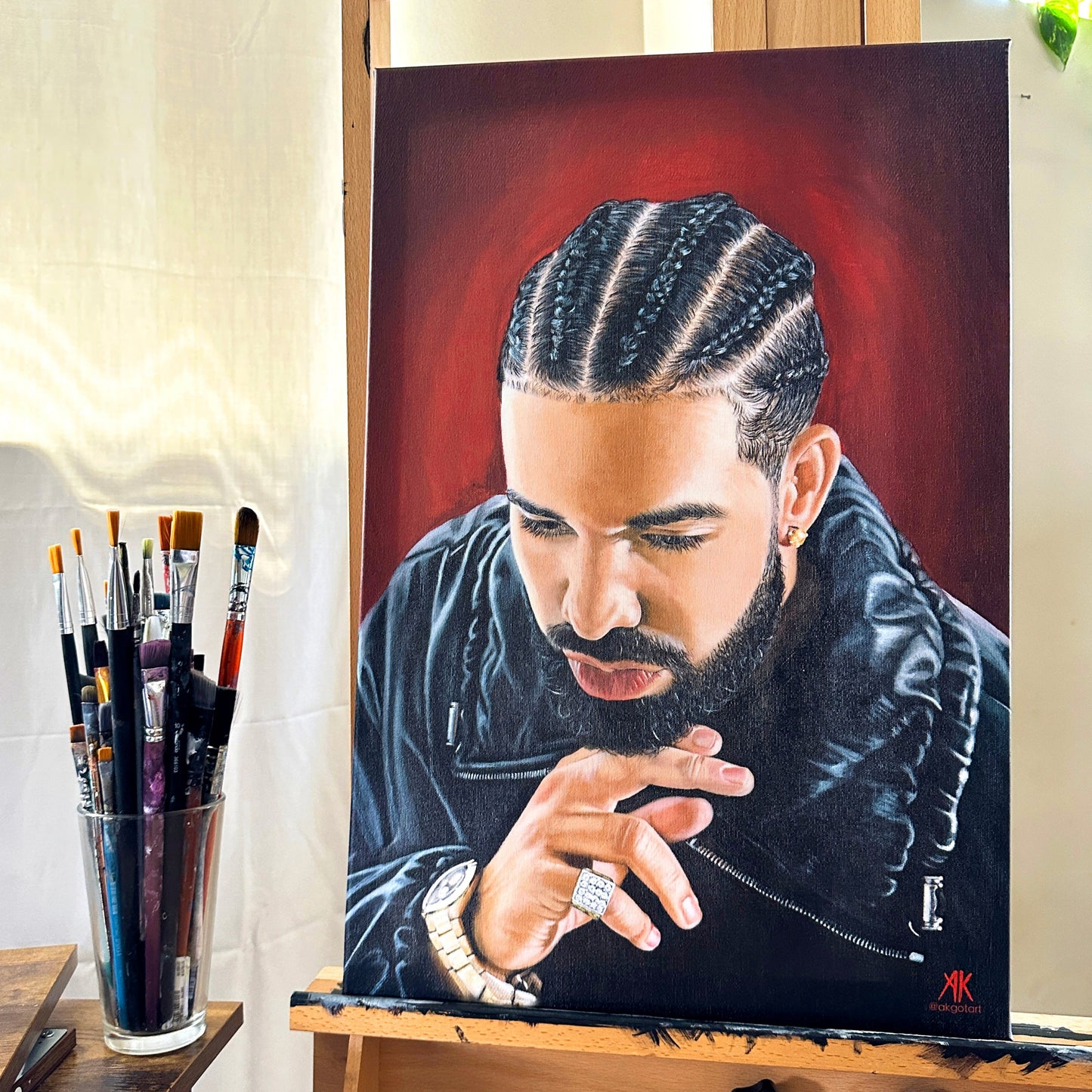 Drake Canvas Print