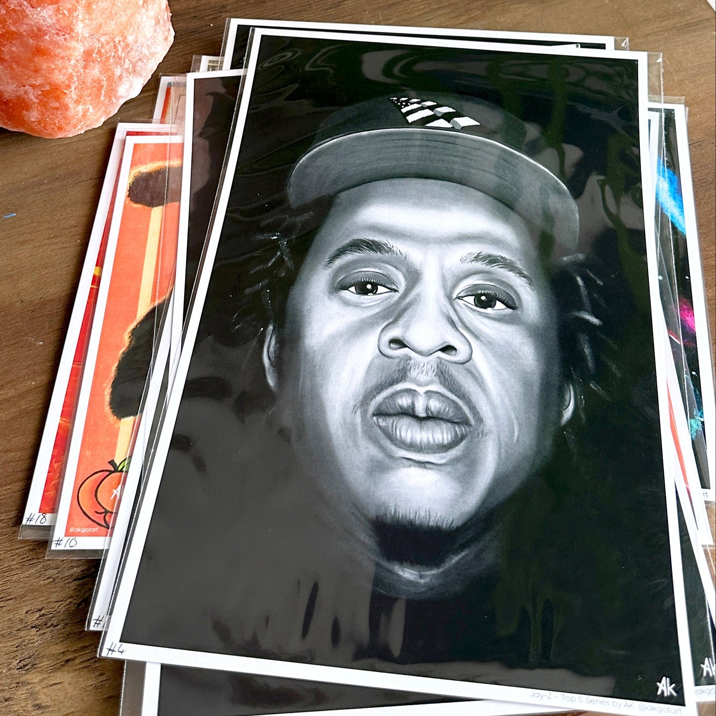 Jay-Z Cardstock Print