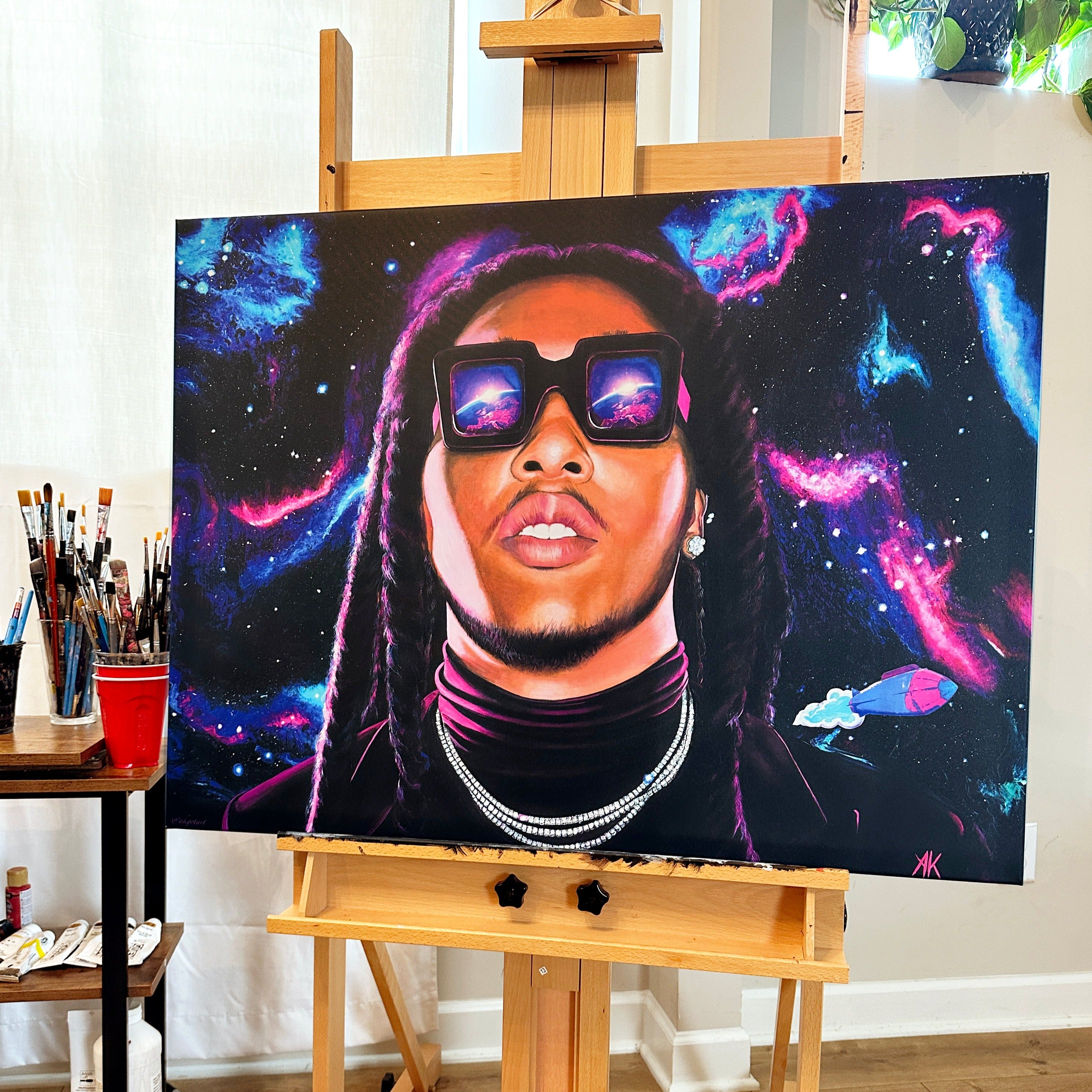 Takeoff - Hip Hop Portraits by AKGOTART – AK GOT ART