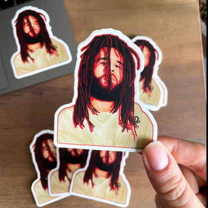 J.COLE | Die Cut Sticker