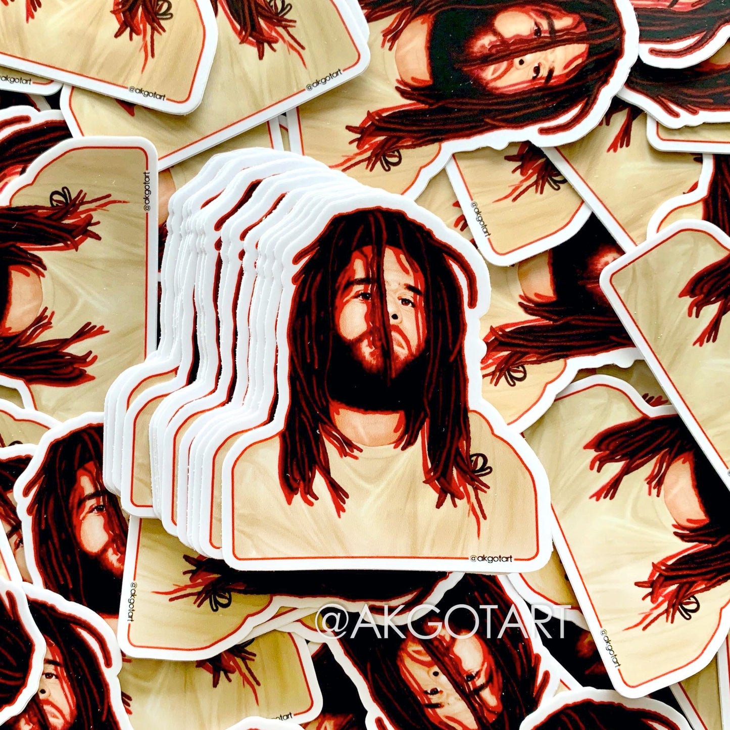 J.COLE | Die Cut Sticker