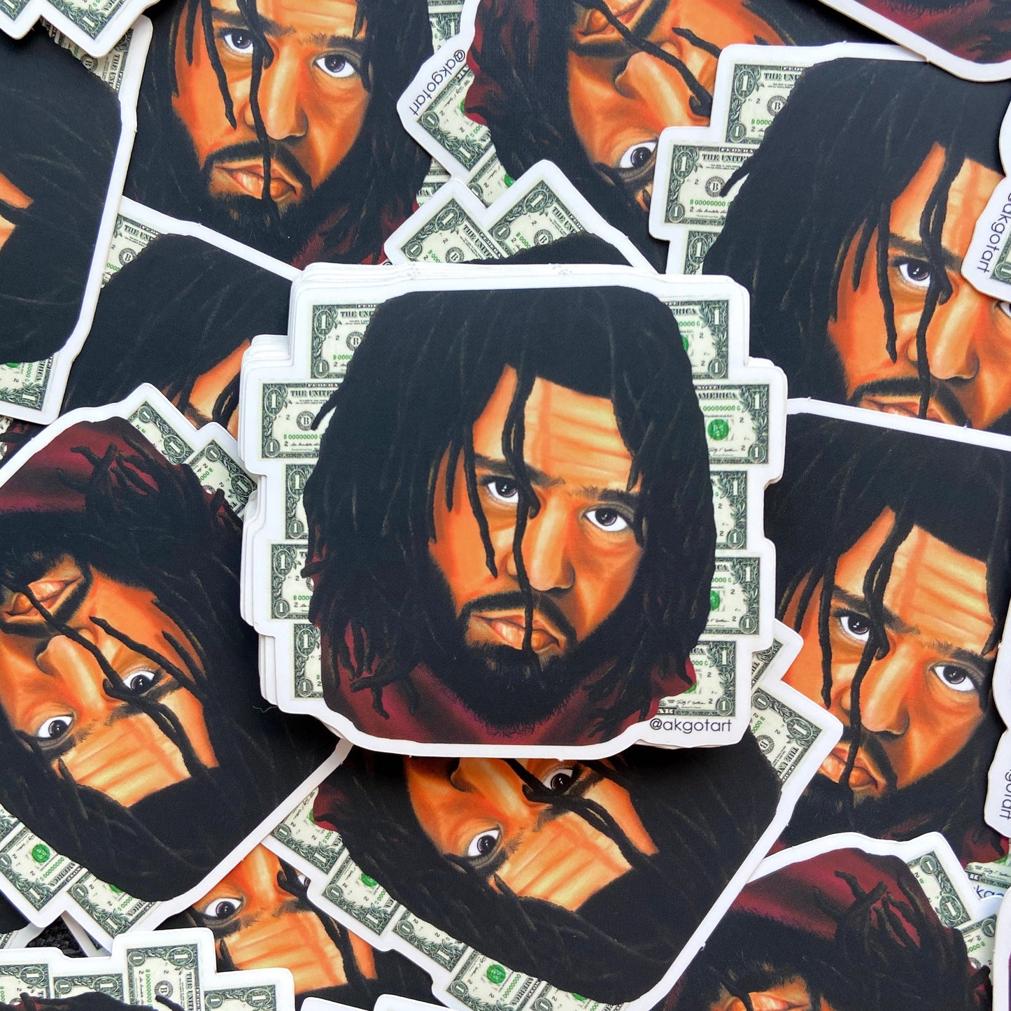 J.COLE | Die Cut Sticker