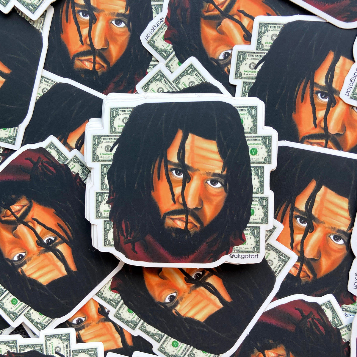 Autocollant Sticker Columbine Rap Music - Décalque Vinyle PVC, Fabriqué En France - Neuf Sous Emballage