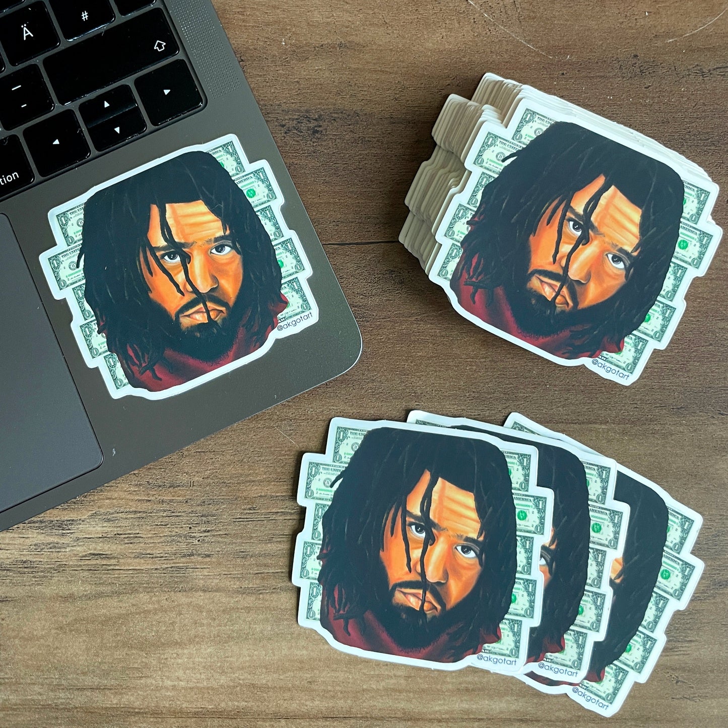 J.COLE | Die Cut Sticker