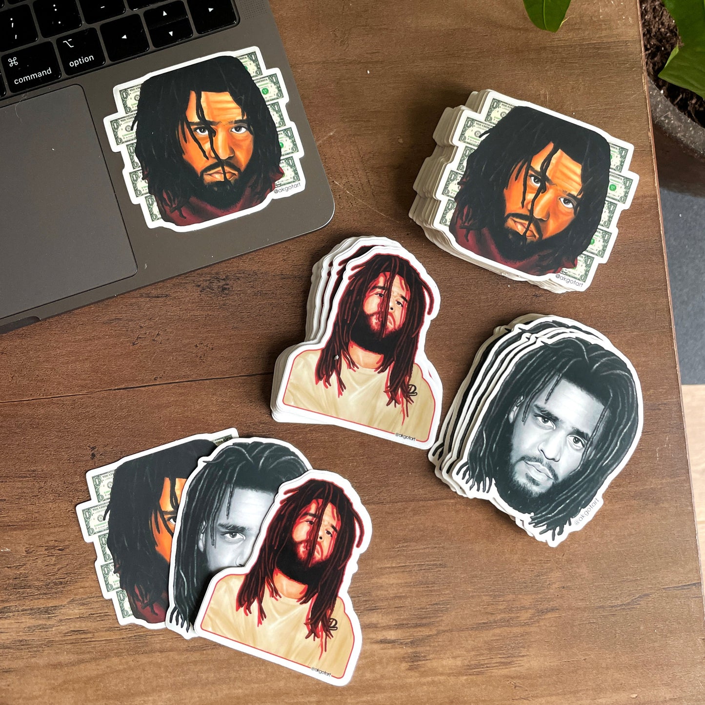 J.COLE | Die Cut Sticker