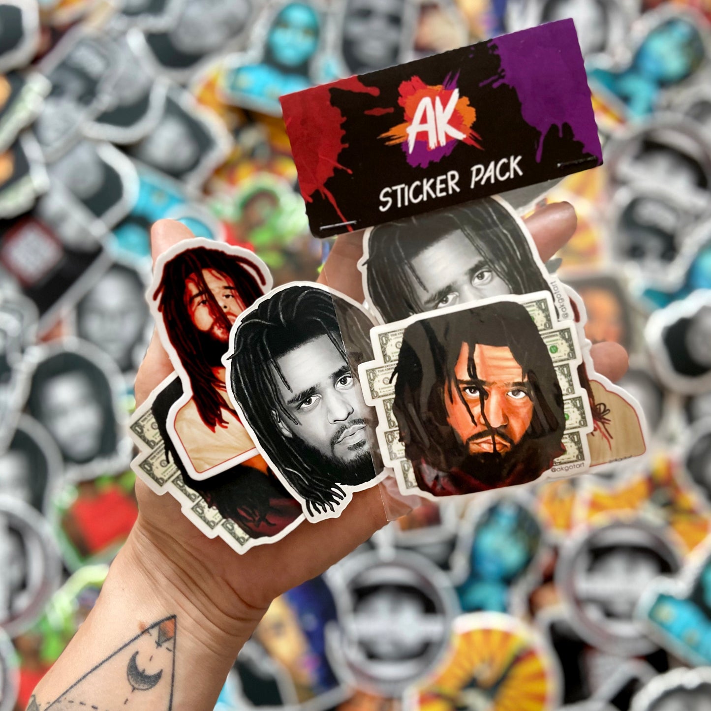 J.COLE | Die Cut Sticker