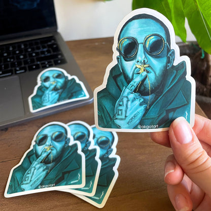 MAC MILLER | Die Cut Sticker