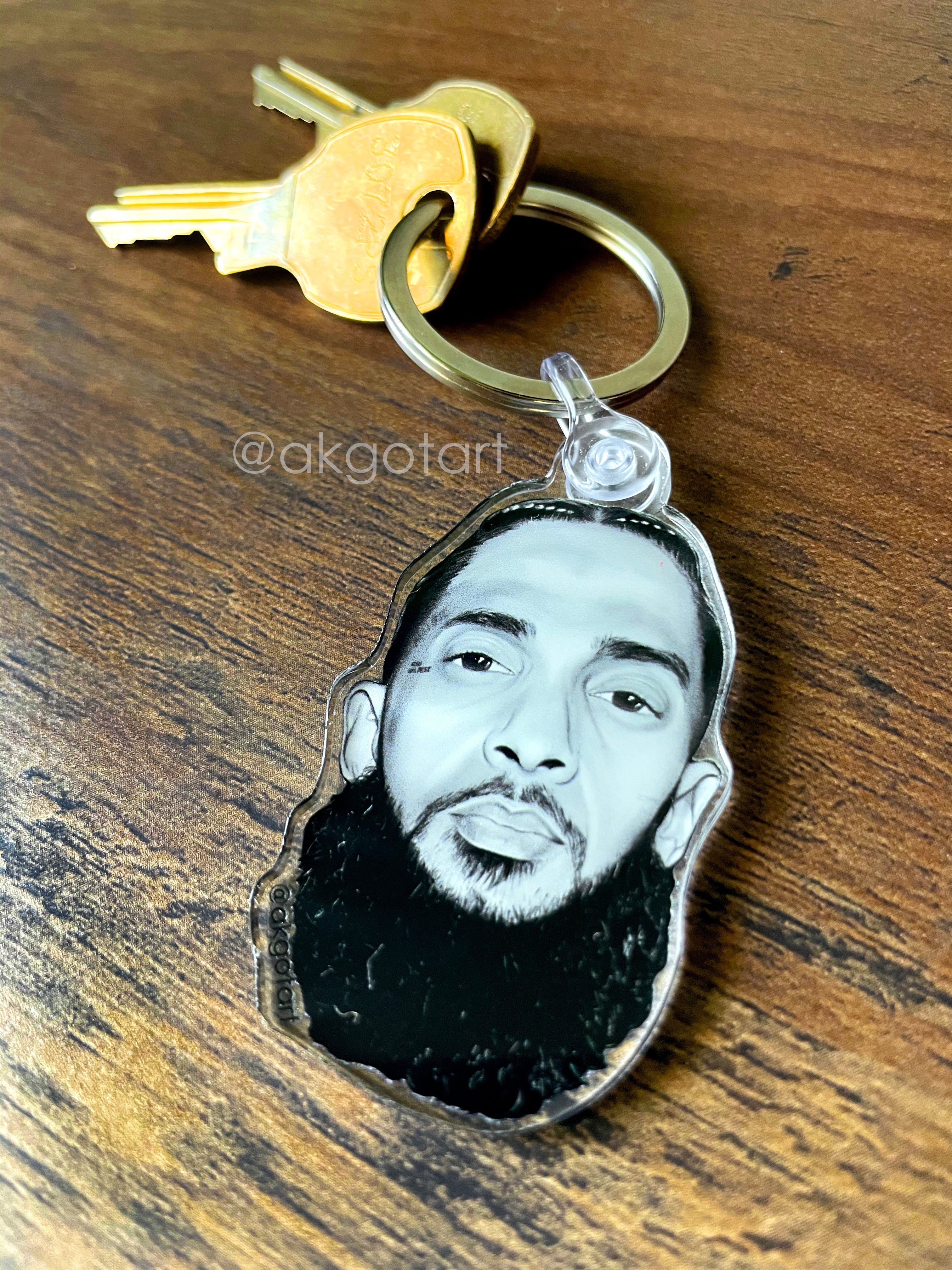 Numpty Keychain NIPSEY HUSSLE | Keychain – AK GOT ART