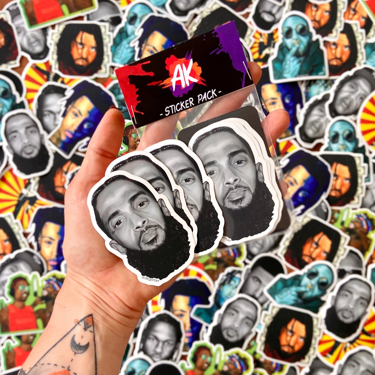 NIPSEY HUSSLE | Die Cut Sticker