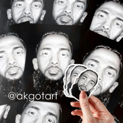 NIPSEY HUSSLE | Die Cut Sticker