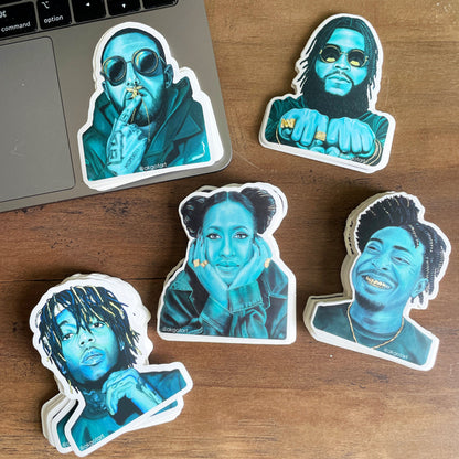 DEANTE HITCHCOCK | Die Cut Sticker